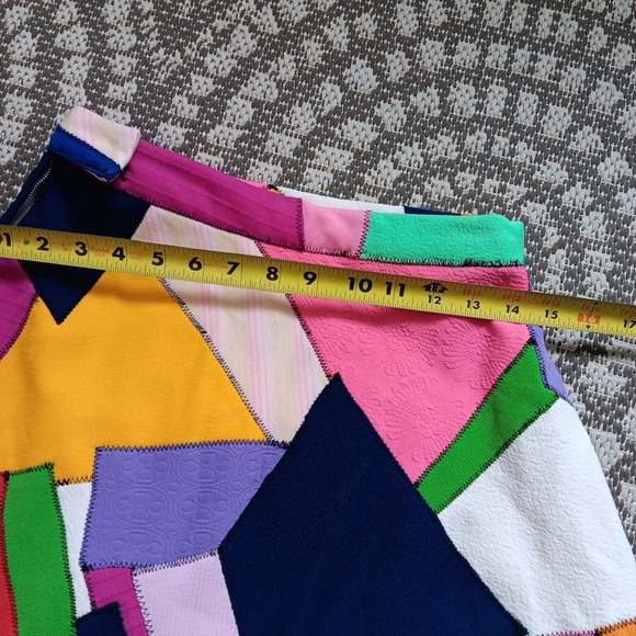 VTG Womens XS Skirt Handmade Patchwork Hippie Maxi Fit Flare 1960's RARE‎ Boho - Picture 10 of 14